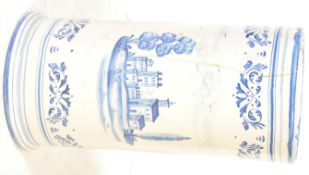 CHINESE BLUE & WHITE KANGXI FLOOR VASE - STICK STAND