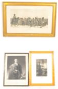 THREE 19TH CENTURY LITHOGRAPH PRINTS