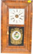 E. N. WELSH 19TH CENTURY AMERICAN WALL CLOCK