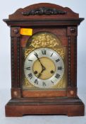 EARLY 20TH CENTURY OAK CASED MANTEL CLOCK