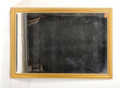 LARGE VINTAGE GILT FRAME WALL HANGING MIRROR