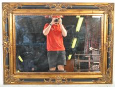 LARGE CONTEMPORARY BAROQUE REVIVAL WALL MIRROR