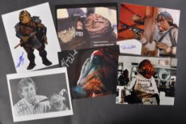 STAR WARS - RETURN OF THE JEDI - COLLECTION OF SIGNED 8X10