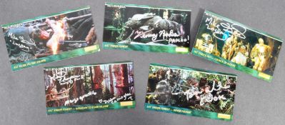 STAR WARS - RETURN OF THE JEDI EWOK ACTOR AUTOGRAPHS