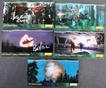 STAR WARS - ROTJ - TOPPS WIDEVISION SIGNED TRADING CARDS