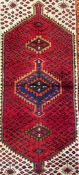 20TH CENTURY PERSIAN ISLAMIC HAMADAN FLOOR FUNNER RUG