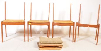 JOHANNES ANDERSEN - SET OF FOUR DINING TEAK CHAIRS