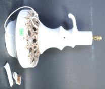 A RETRO VINTAGE MID 20TH CENTURY WEST GERMAN FAT POTTERY VASE