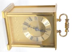VINTAGE BENTIMA BRASS CASED CARRIAGE CLOCK