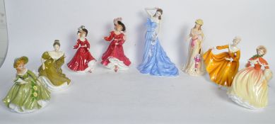 ROYAL DOULTON & WEDGWOOD VINTAGE PORCELAIN FIGURES