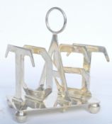 VINTAGE SILVER PLATE TOAST RACK