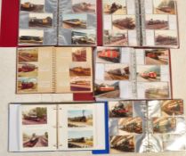 LARGE COLLECTION OF VINTAGE RAILWAYANA TRAINSPOTTING PHOTOS