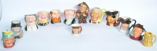 ASSORTMENT OF VINTAGE PORCELIAN CHARACTER TOBY JUGS