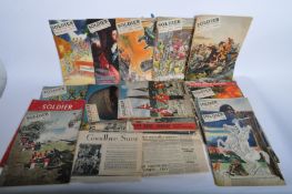 FIFTEEN 1950S SOLDIER BRITISH ARMY MAGAZINES