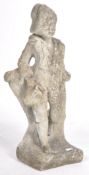 VINTAGE RECONSTITUTED STONE GARDEN STATUE