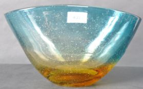 STUDIO ART GLASS CENTREPIECE BOWL
