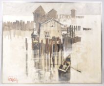 LEE REYNOLDS (AMERICAN B. 1936-2017) - OIL ON CANVAS PAINTING