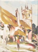 GEORGE R. DEAKINS (B.1911) - MID CENTURY ABSTRACT PAINTING