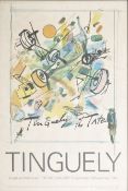 TATE GALLERY / JEAN TINGUELY - 1980s MUSEUM POSTER