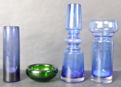 A COLLECTION OF SCANDINAVIAN STUDIO ART GLASS