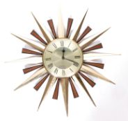 METAMEC - ORIGINAL STARBURST WALL CLOCK