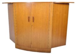 TURNIDGE - MID CENTURY TEAK COCKTAIL DRINKS BAR