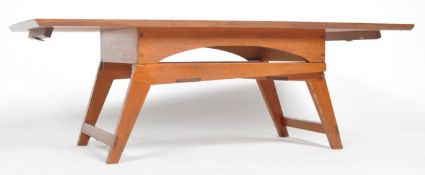 RETRO VINTAGE TEAK WOOD RISE & FALL COFFEE TABLE