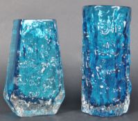 GEOFFREY BAXTER - WHITEFRIARS - TWO PIECES OF STUDIO GLASS