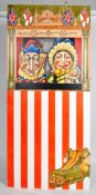LARGE CONTEMPORARY PUNCH & JUDY PUPPET DISPLAY BOARD