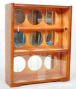 20TH CENTURY MAHOGANY MIRROR CABINET