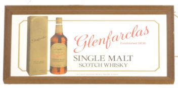 GLENFARCLAS SINGLE MALT WHISKY - ADVERTISING PUB MIRROR