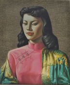 AFTER TRETCHIKOFF - MISS WONG - RETRO VINTAGE PRINT