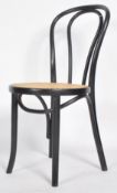 MICHAEL THONET - MID CENTURY POLISH EBONISED CAFE CHAIR