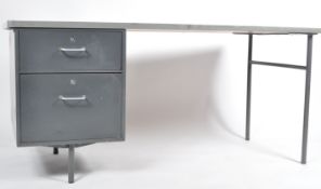 RONEO VICKERS - 20TH CENTURY EX-MOD INDUSTRIAL METAL DESK