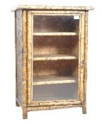 19TH CENTURY VICTORIAN AESTHETIC BAMBOO CABINET