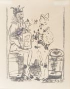 PABLO PICASSO LITHOGRAPH - LES SALTIMBANQUES