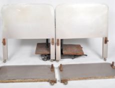 P. B. COW & COMPANY LTD - AVIATION - ALUMINIUM-CLAD PAIR OF BEDS