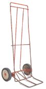MID 20TH CENTURY INDUSTRIAL TUBULAR METAL SACK TRUCKS