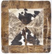 1970's LARGE COW SKIN / HIDE FLOOR CARPET RUG