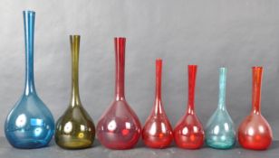 COLLECTION OF DANISH STUDIO ART GLASS
