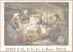 LOCAL INTEREST VICTORIAN BRISTOL CALENDAR POSTER