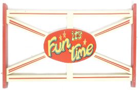 DODGEMS - VINTAGE FAIRGROUND HAND PAINTED GATE