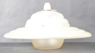 MID 20TH CENTURY PERSPEX U.F.O CEILING LIGHT SHADE