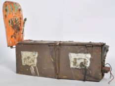 FAIRGROUND RISE & FALL SHOOTING TARGET SKELETON IN COFFIN