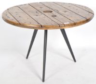 CONTEMPORARY REFURBISHED INDUSTRIAL LOW TABLE