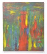 FRANCES BILDNER - MINI FOREST II - ABSTRACT ACRYLIC ON CANVAS