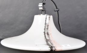 PEILL PUTZLER - 1970's GERMAN DESIGNER PENDANT GLASS LIGHT