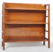 MODERN WATERFALL OAK FRAMED BOOKCASE