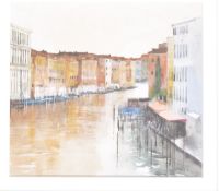 DAVID PARFIT - EVENING LIGHT FROM PONTE DI RIALTO