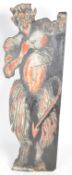 GHOST TRIAN / HORROR HOUSE - WOODEN PAINTED DEVIL DISPLAY